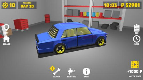 Retro Garage – Car Mechanic Simulator [Mod] – Vô Hạn Tiền
